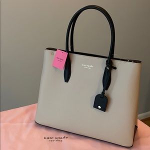 NWT Kate Spade Eva Medium Satchel in Warm Beige
